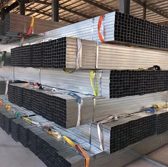 Hot Dipped Galvanized Square Steel Pipe According to BS Standard