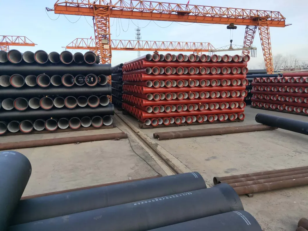 ISO 2351 Class K9 DN80mm to DN2000mm Dci Pipe Di Pipe Ductile Cast Iron Pipe Manufacturers for Water