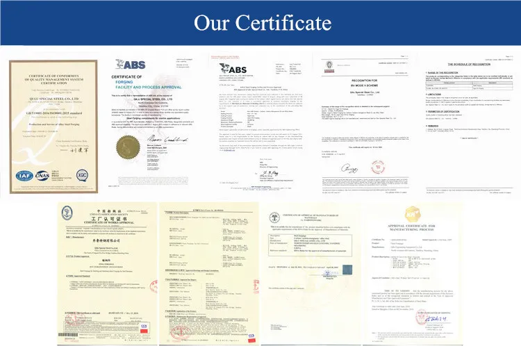 Machined Grinding Q&T Forged Steel Round Bar