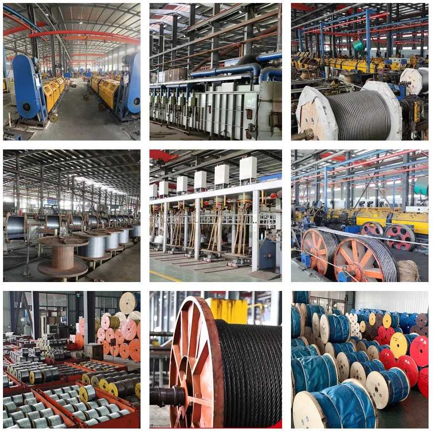 Non-Rotating Steel Wire Rope 18X7 Ungalvanized and Galvanized Iron Rope 12mm for Crane Winches