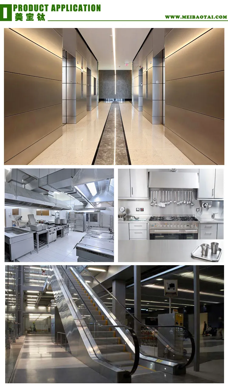 PVD Black Color Brush Hairline No4 Design 1500*3000mm 1219*2438mm 0.65mm Thickness Anti-Rust Anti-Corrosion Decoration Plate 304 Stainless Steel Plate