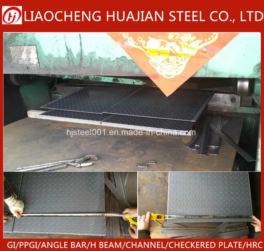 S235jr Q235B A36 Ss400 Ms Steel Chequer Plate