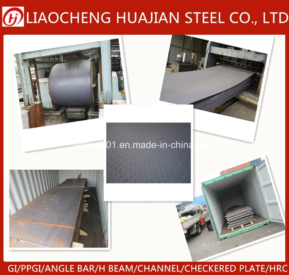 S235jr Q235B A36 Ss400 Ms Steel Chequer Plate