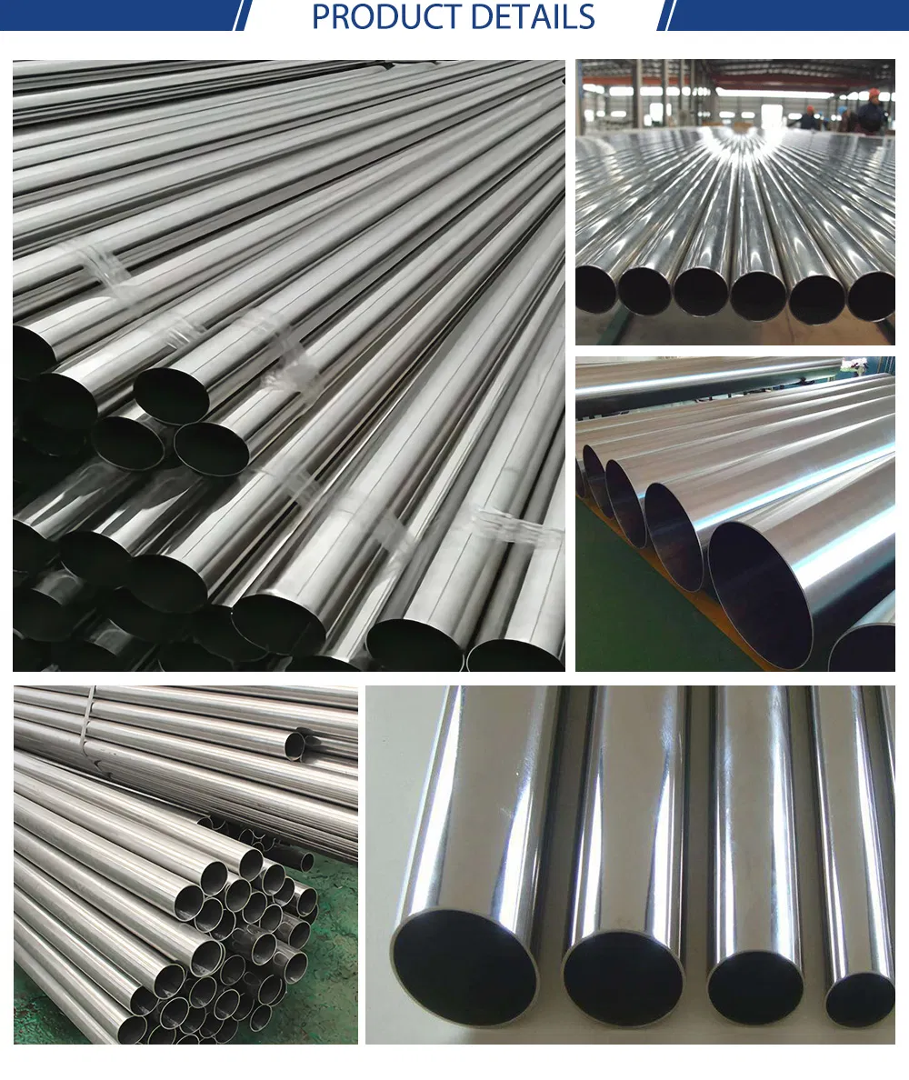 Seamless TP304 Tp316 904 2205 2507 Stainless Steel Pipes
