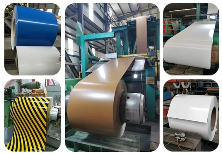 Shandong PPGI Sheet Price Ral Color Coated Steel Coil Painted Dx51d Galvanized Steel Coil Metal PPGI PPGL