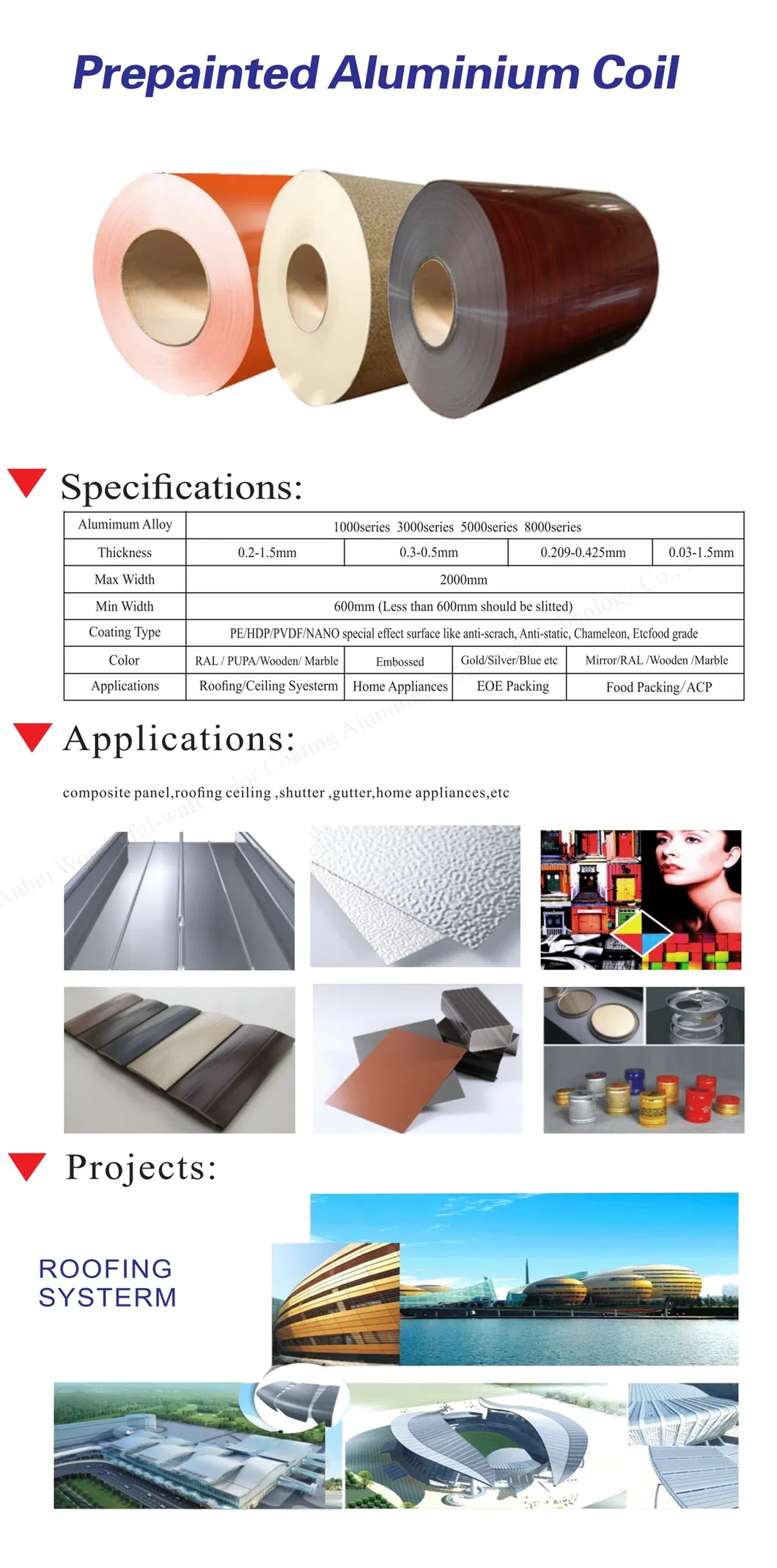Stucco Embossed Aluminium Roll Jacketing Is Recommended for Use in All of Following Insulation System Application