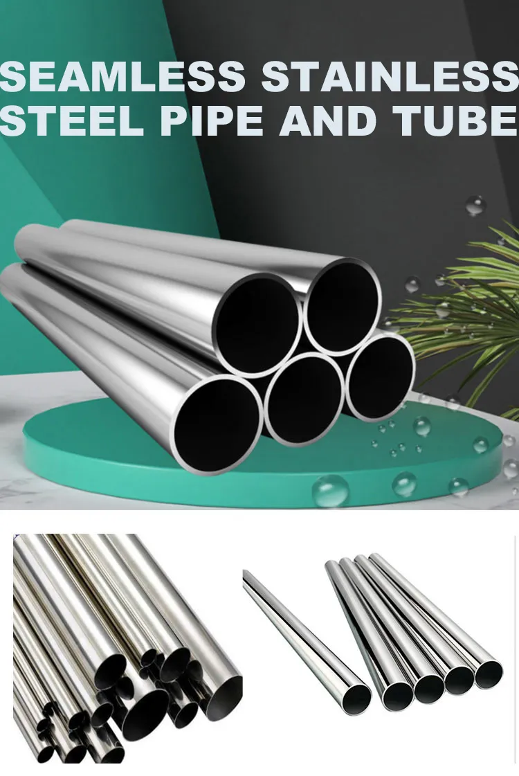 SUS 316L ASTM A312 En 10217-7 Tube Seamed Seamless Stainless Steel Pipe Price