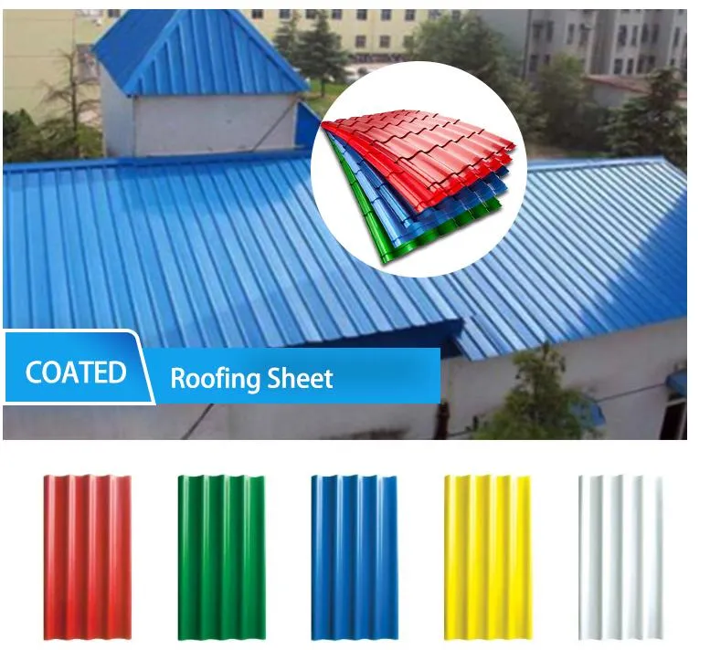 Tata 0.5mm Corrugated Galvanized Zinc Coloured Roofing Sheets Aluminum Steel Roof