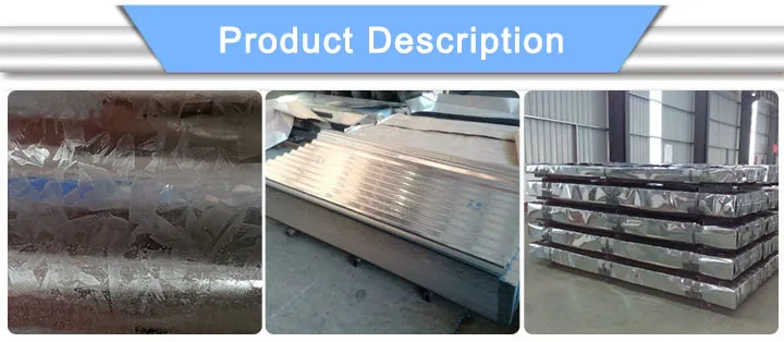 Thickness 0.13-1.0/Bwg/AWG Cheap Metal Zinc Galvanized Corrugated Steel Roofing