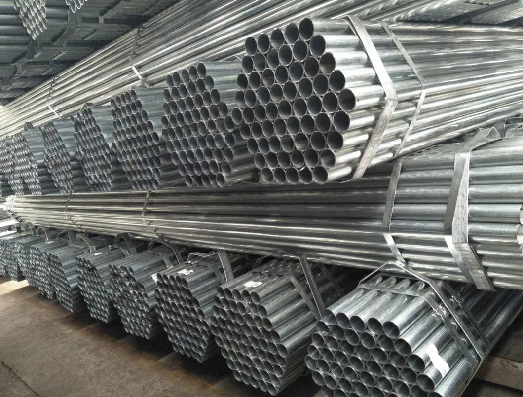 Tianjin Factory Threading Galvanized Steel Pipes and Tubes with Couplers for Sale