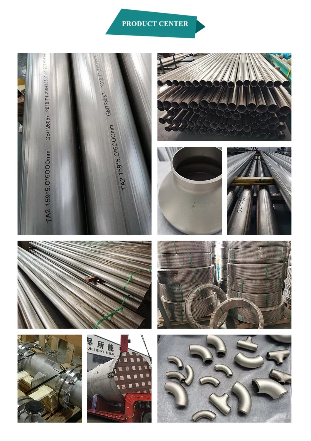 Titanium Titanium Alloy Pipe for Energy Aviation Medical Chemical Fields