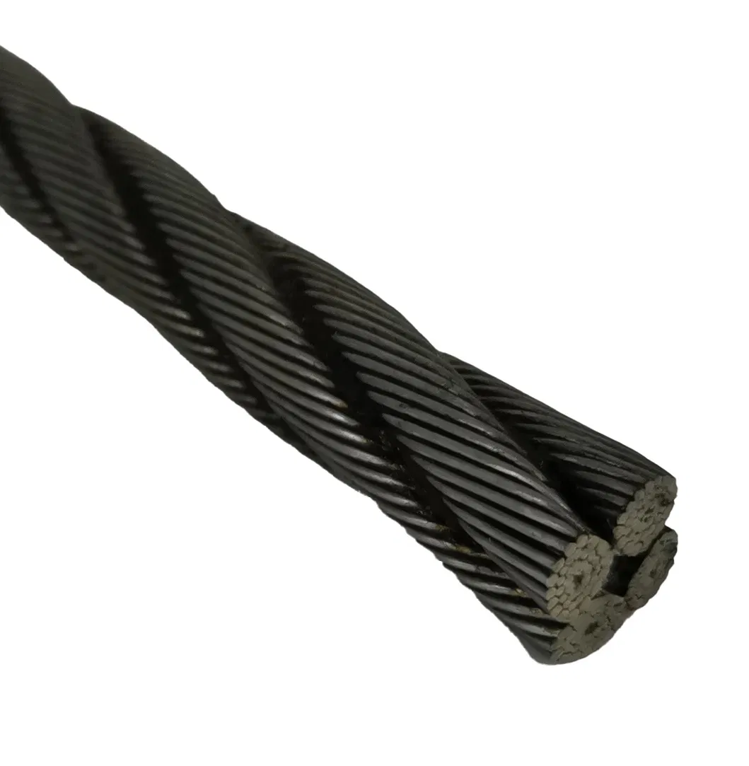 Ungalvanized Steel Wire Rope for Elevator Price China Factory