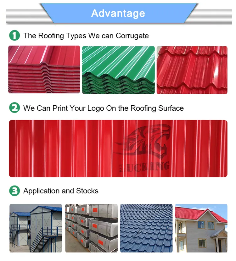 Waterproof Stone Coated Steel Roof Tile for Building Material