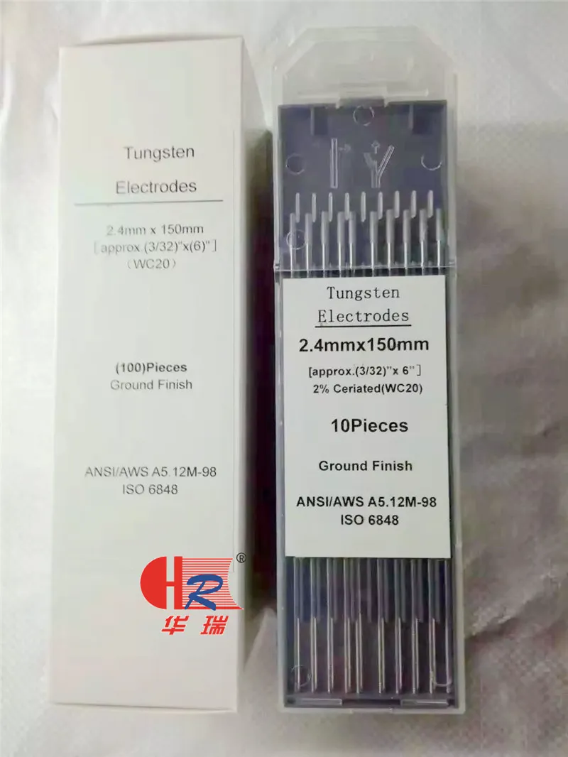 Wc20 Gray Color Welding Rod Tungsten Electrode