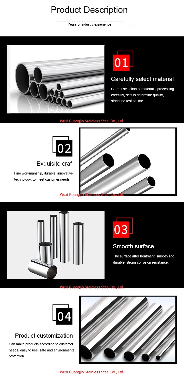 Wholesale 304 306L Austenite Seamless Stainless Steel Pipe