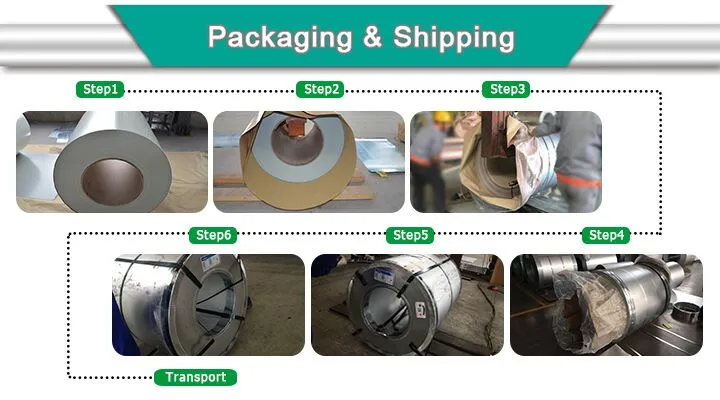 Z60g-275g Prepainted PPGI PPGL Color Coated Galvanized Steel Coil