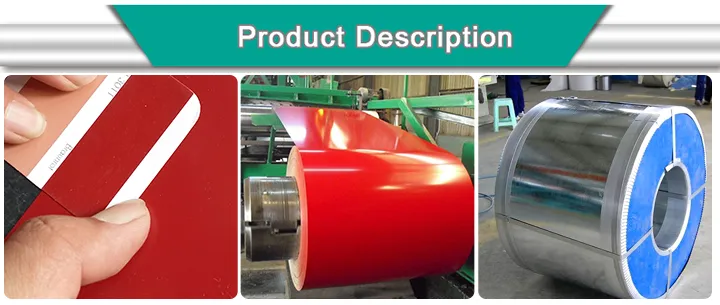 Z60g-275g Prepainted PPGI PPGL Color Coated Galvanized Steel Coil